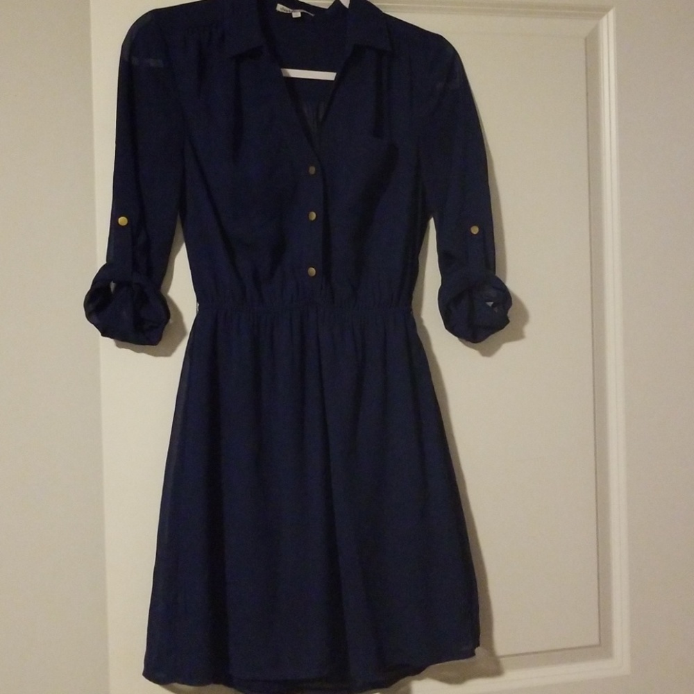 Navy blue dress